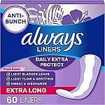 60-Ct Always Daily Extra Protect Extra Long Liner