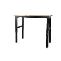 48" WORKPRO Adjustable Steel Frame Workbench w/ Wood Top