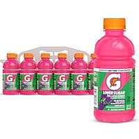 12-Pk 12-Oz Gatorade Lower Sugar Electrolyte Sports Drink (Rain Berry)