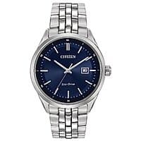 41mm Citizen Men's Classic Addysen Eco-Drive Sapphire Crystal Stainless Steel Watch