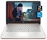 HP 14-fq0060nr 14 Touchscreen Laptop (AMD 3020e, 4GB, 64GB, Long Battery Life, 2020) Pale Rose Gold