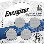 4-Pack Energizer 2025 3V Lithium Coin Batteries