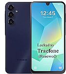 Renewed: Samsung Galaxy A16 5G Smartphone + 1-Yr Tracfone Svc (1500 Talk/Txt/Data)